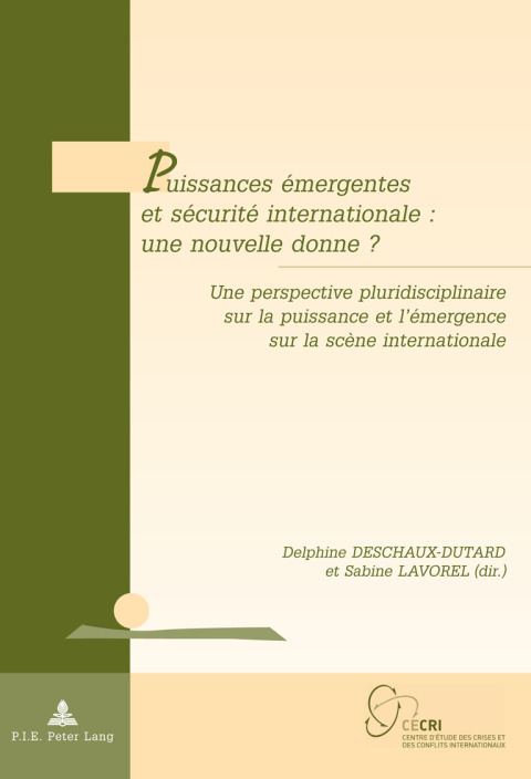 Cover image for book Puissances émergentes et sécurité internationale : une nouvelle donne ?