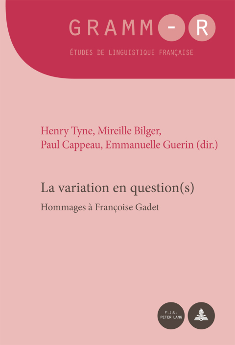 Cover image for book La variation en question(s)