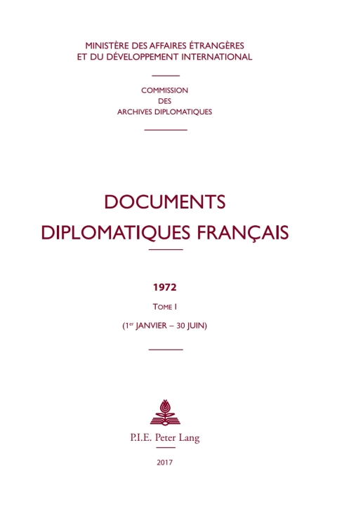 Cover image for book Documents diplomatiques français
