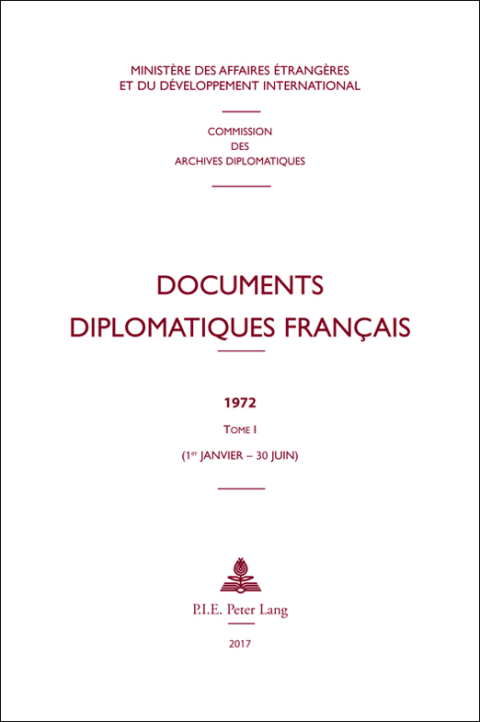 Cover image for book Documents diplomatiques français
