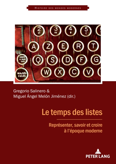 Cover image for book Le temps des listes