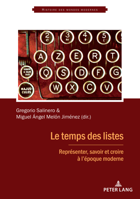 Cover image for book Le temps des listes