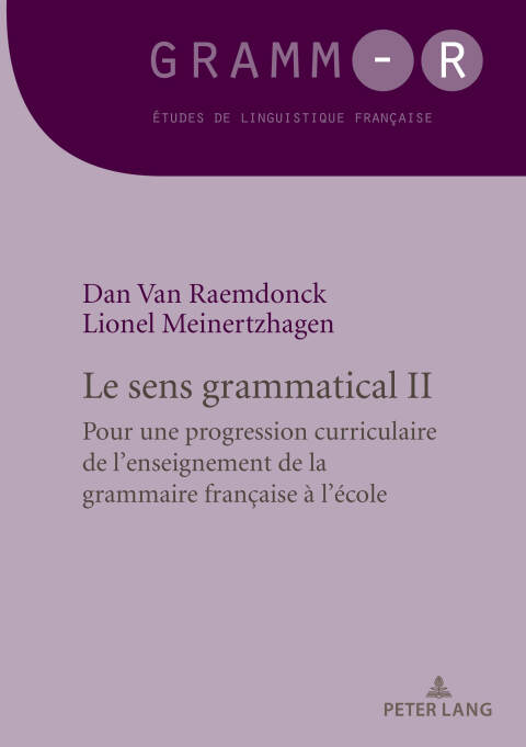 Cover image for book Le sens grammatical 2