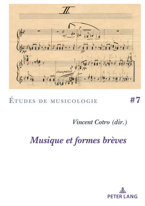Cover image for book Musique et formes brèves