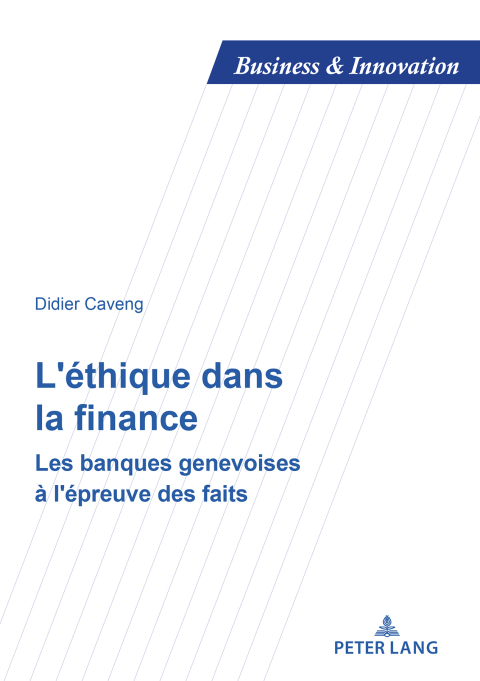Cover image for book L'éthique dans la finance
