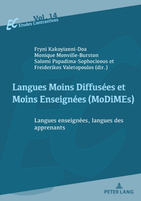 Cover image for book Langues moins Diffusées et moins Enseignées (MoDiMEs)/Less Widely Used and Less Taught languages