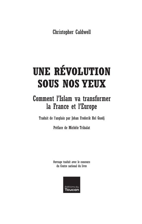 Cover image for book Une révolution sous nos yeux