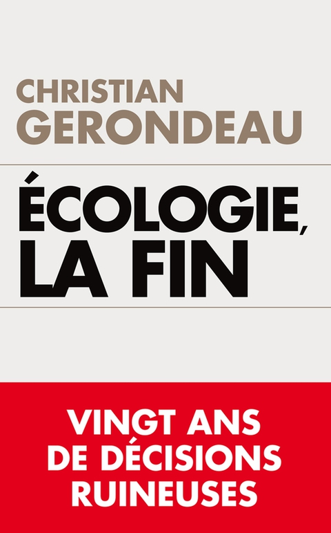 Cover image for book Écologie, la fin des illusions