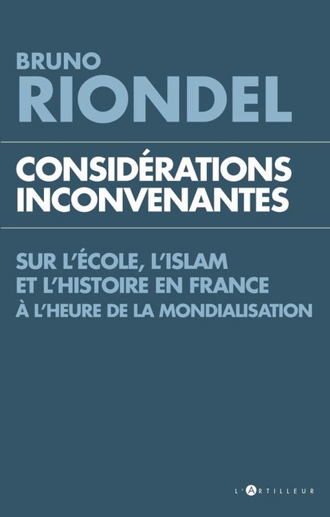 Cover image for book Considérations inconvenantes
