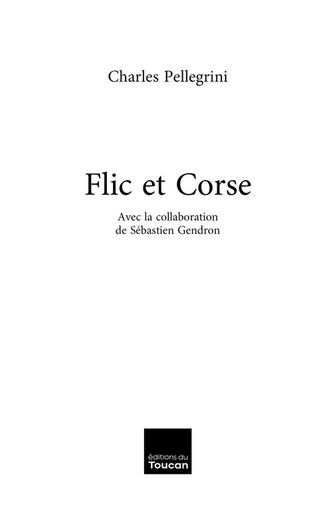 Cover image for book Flic et corse