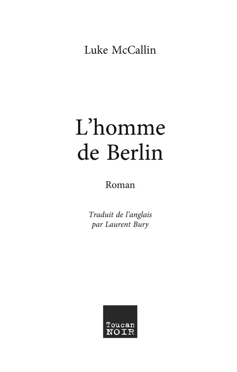 Cover image for book L'Homme de Berlin