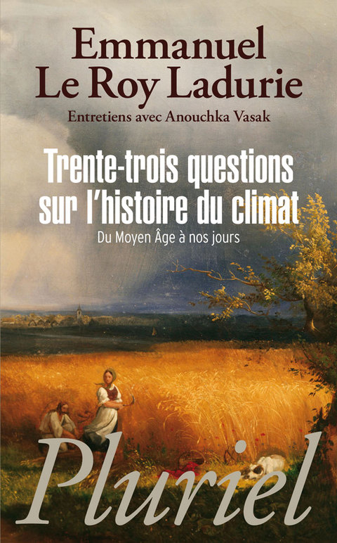 Cover image for book Trente-trois questions sur l'histoire du climat