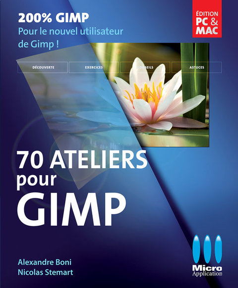 Cover image for book 70 ateliers pour Gimp