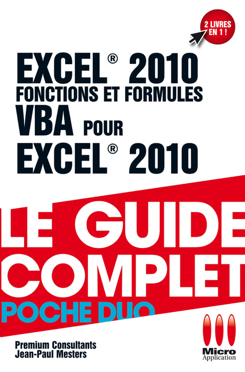 Cover image for book Excel 2010 Fonctions et Formules & VBA