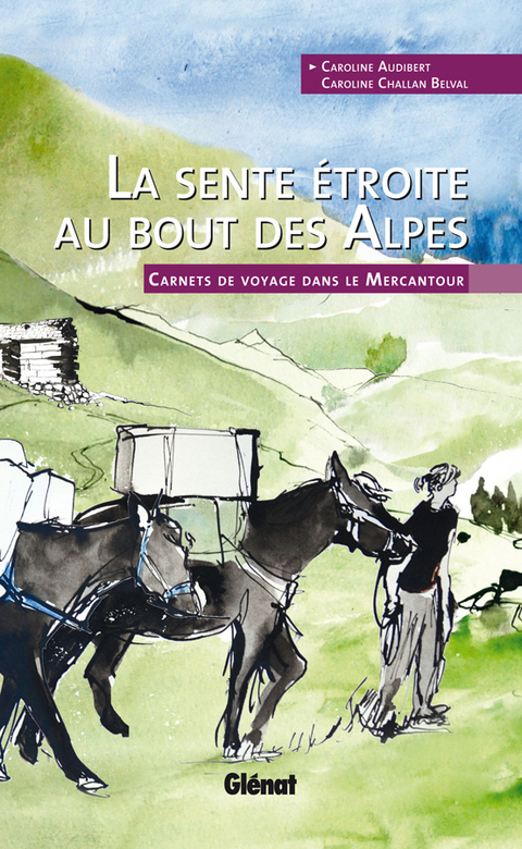 Cover image for book La sente étroite au bout des Alpes - Carnets de voyage dans le Mercantour