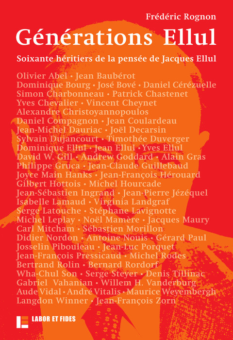 Cover image for book Générations Ellul