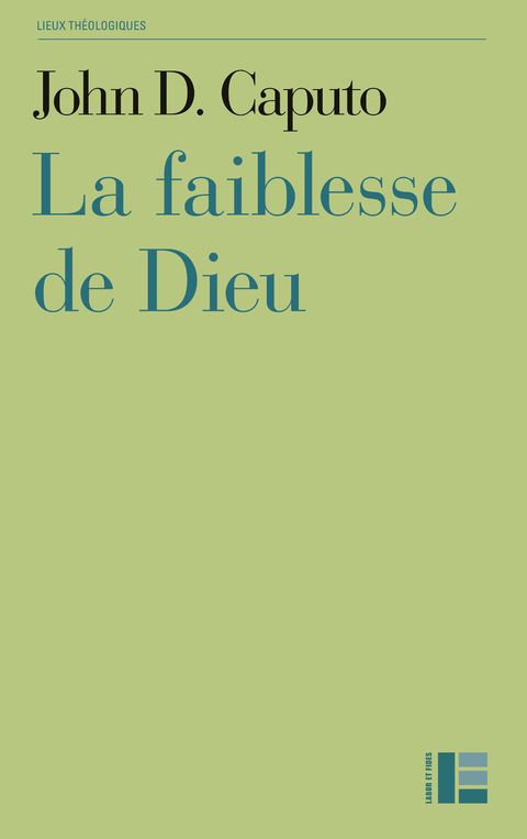 Cover image for book La faiblesse de Dieu