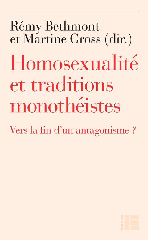 Cover image for book Homosexualité et traditions monothéistes