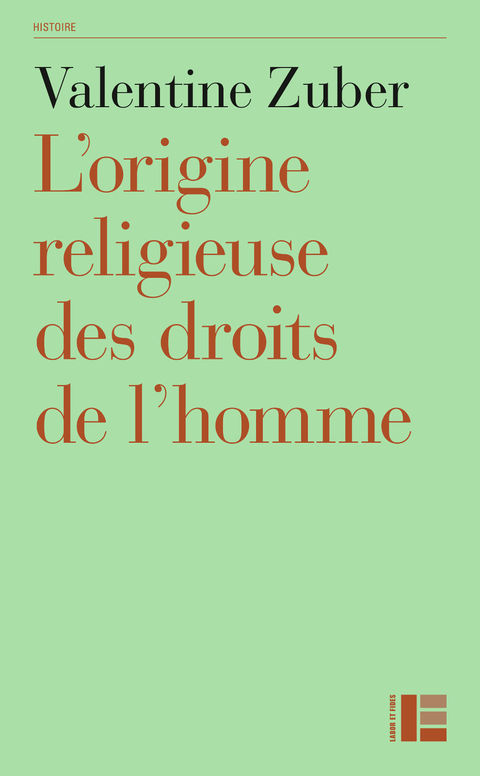 Cover image for book L'origine religieuse des droits de l'homme
