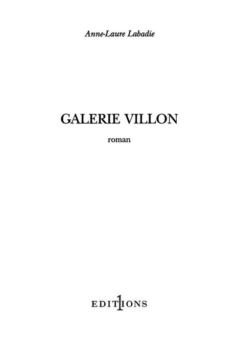 Cover image for book Galerie Villon