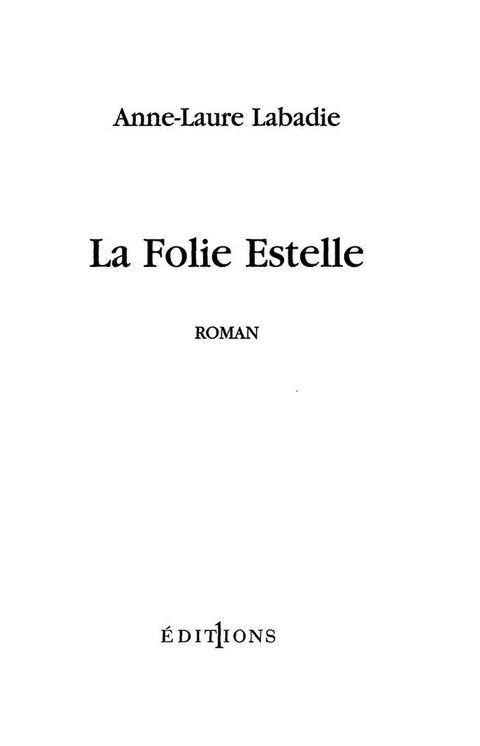 Cover image for book La Folie Estelle