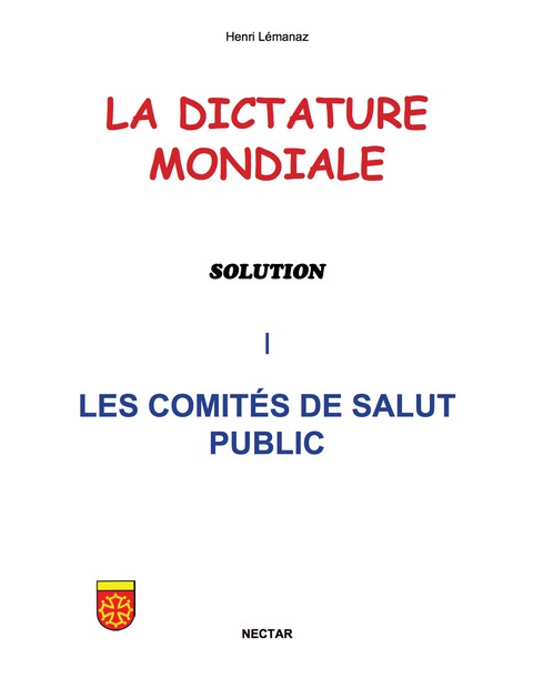Cover image for book Dictature mondiale La