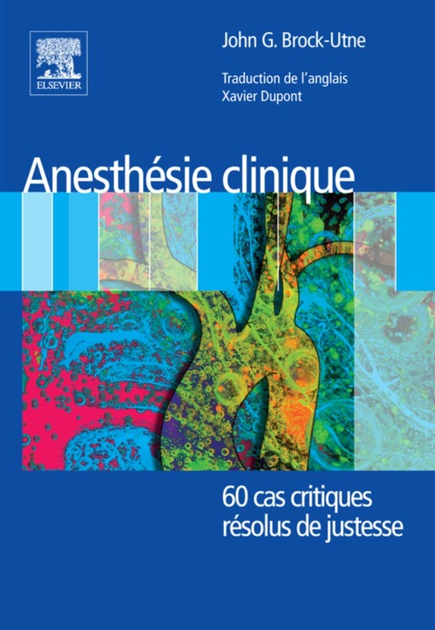 Cover image for book Anesthésie clinique