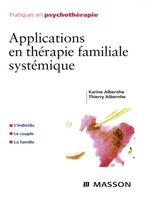 Cover image for book Applications en thérapie familiale systémique