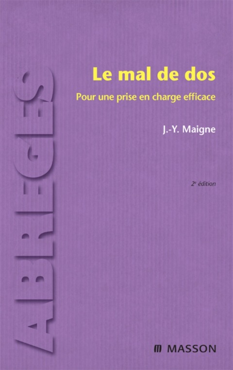Cover image for book Le mal de dos
