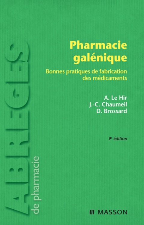 Cover image for book Pharmacie galénique