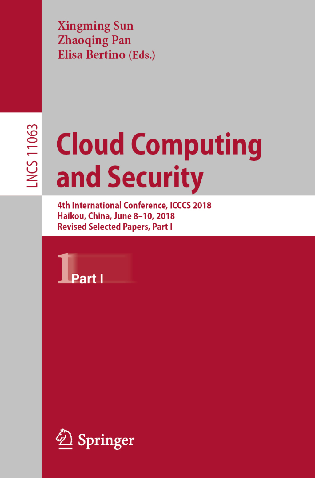 ISBN 9783030000066 product image for Cloud Computing and Security (eBook Rental) | upcitemdb.com
