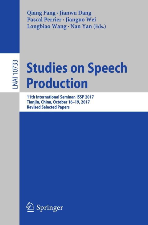 Cover image for book Studies on Speech Production