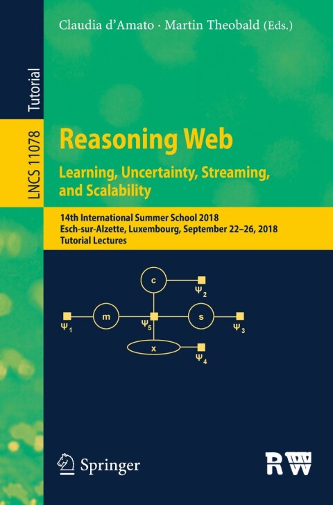 Cover image for book Reasoning Web. Learning, Uncertainty, Streaming, and Scalability