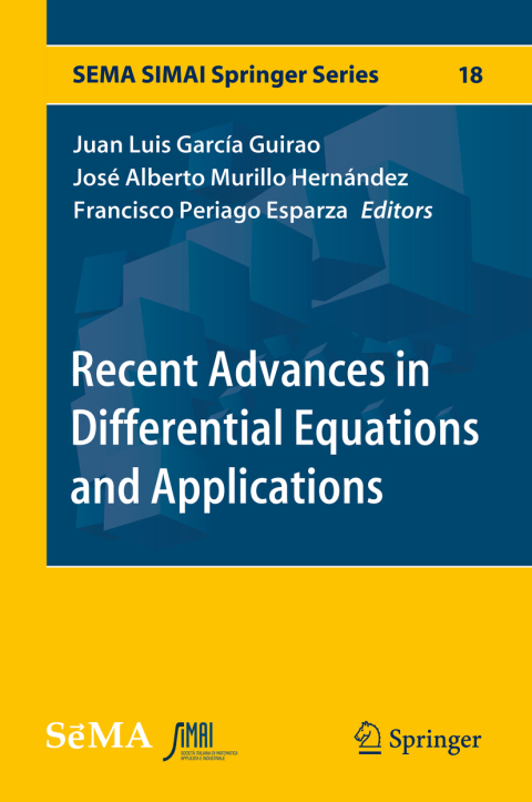 Cover image for book Recent Advances in Differential Equations and Applications