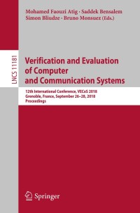 Titelbild: Verification and Evaluation of Computer and Communication Systems 9783030003586