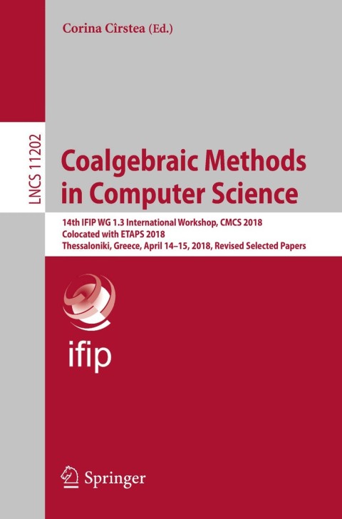 Cover image for book Coalgebraic Methods in Computer Science