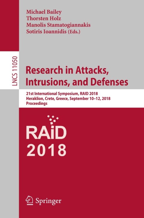Cover image for book Research in Attacks, Intrusions, and Defenses