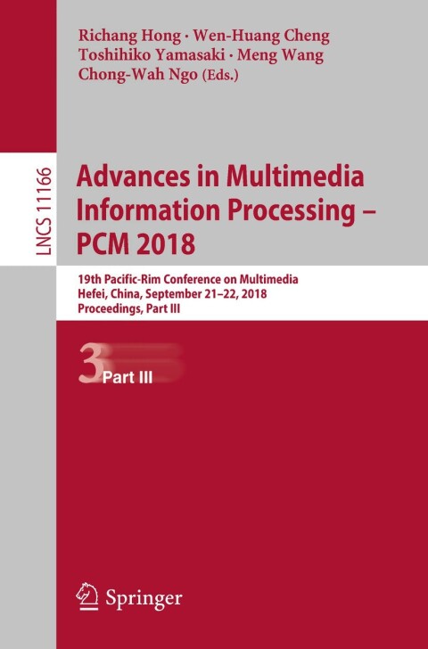 Cover image for book Advances in Multimedia Information Processing – PCM 2018