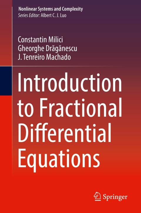 Cover image for book Introduction to Fractional Differential Equations