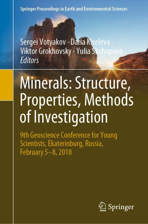 Cover image for book Minerals: Structure, Properties, Methods of Investigation