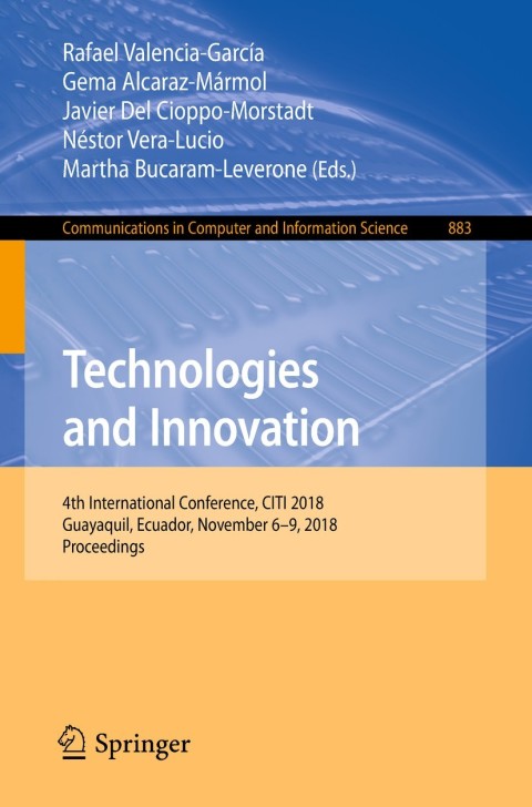 Cover image for book Technologies and Innovation