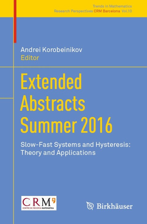 Cover image for book Extended Abstracts Summer 2016