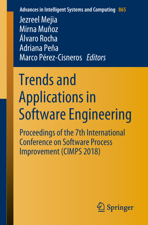 Cover image for book Trends and Applications in Software Engineering