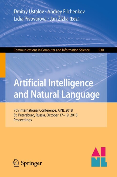 Cover image for book Artificial Intelligence and Natural Language