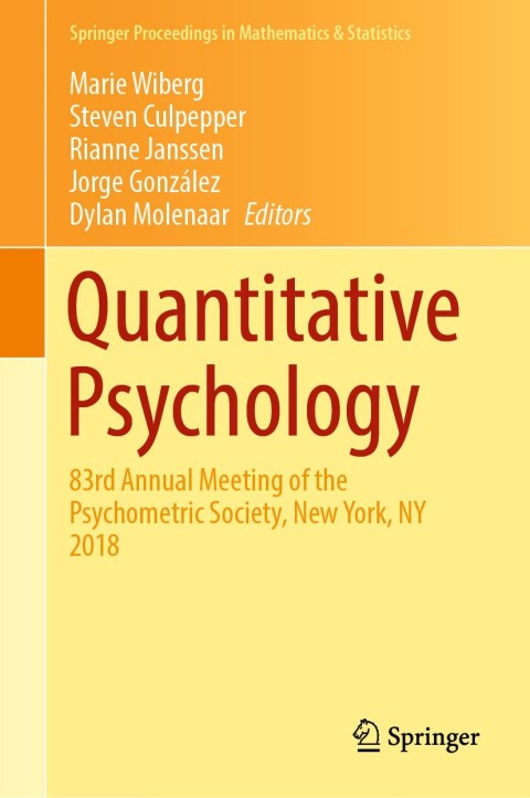 Cover image for book Quantitative Psychology