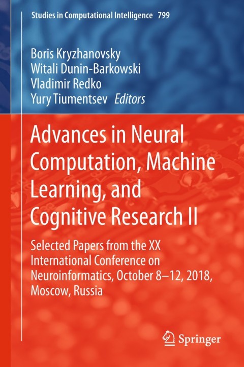 Cover image for book Advances in Neural Computation, Machine Learning, and Cognitive Research II
