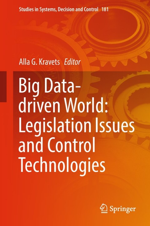 Cover image for book Big Data-driven World: Legislation Issues and Control Technologies