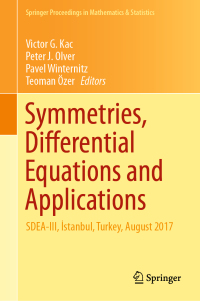 صورة الغلاف: Symmetries, Differential Equations and Applications 9783030013752