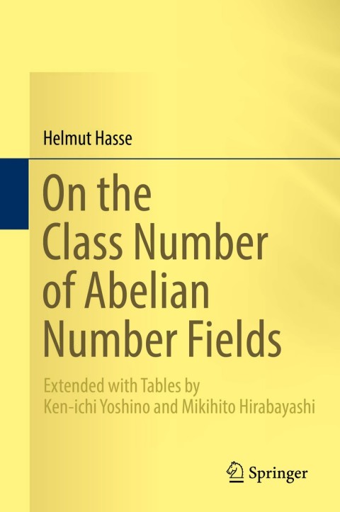 Cover image for book On the Class Number of Abelian Number Fields