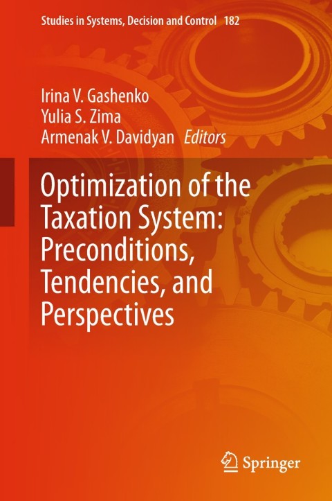 Cover image for book Optimization of the Taxation System: Preconditions, Tendencies and Perspectives